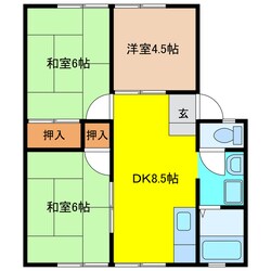 サングレイシー滝の物件間取画像